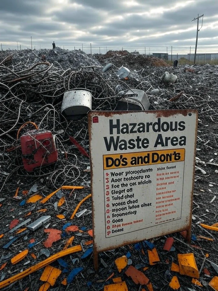 Scrap metal safety considerations