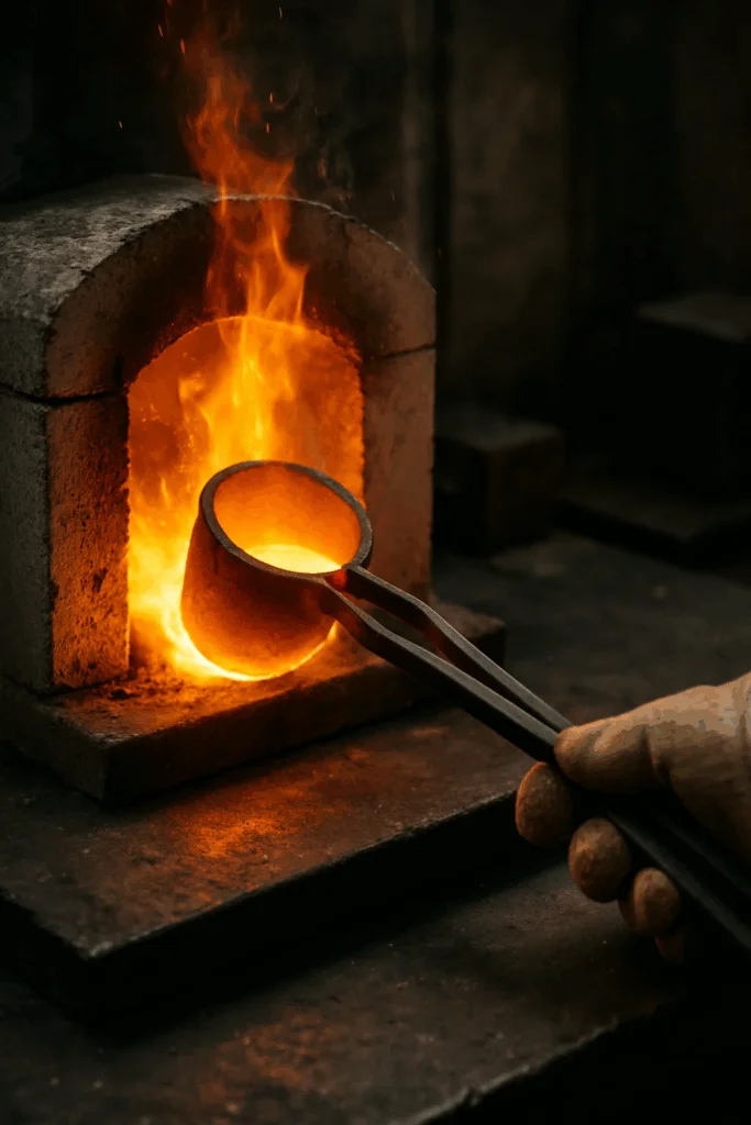 Fire assay gold testing process