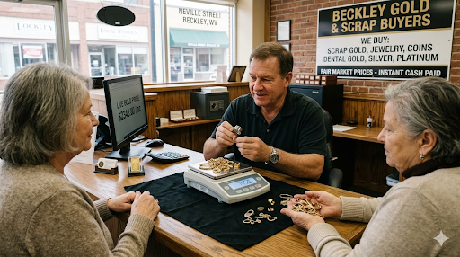 Gold jewelry and cash for selling gold in Beckley, WV
